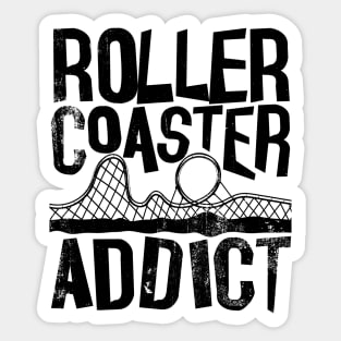 Rollercoaster addict roller coaster addict Sticker